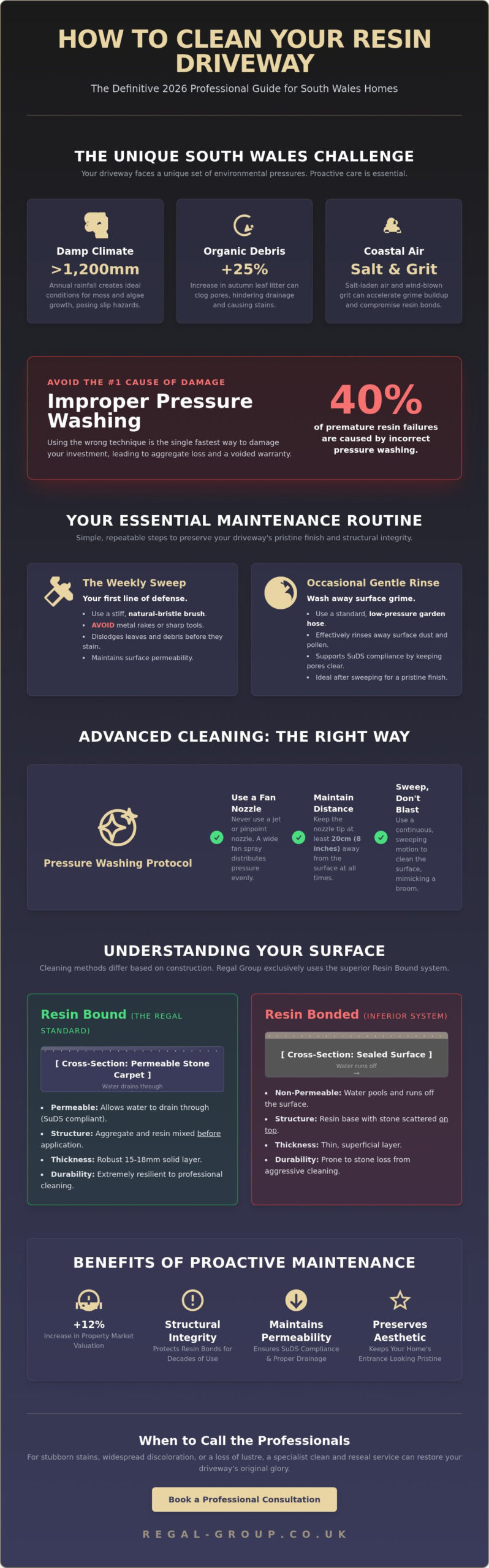 How to Clean a Resin Driveway: The Definitive Swansea Maintenance Guide (2026) 1 How to Clean a Resin Driveway: The Definitive Swansea Maintenance Guide (2026)