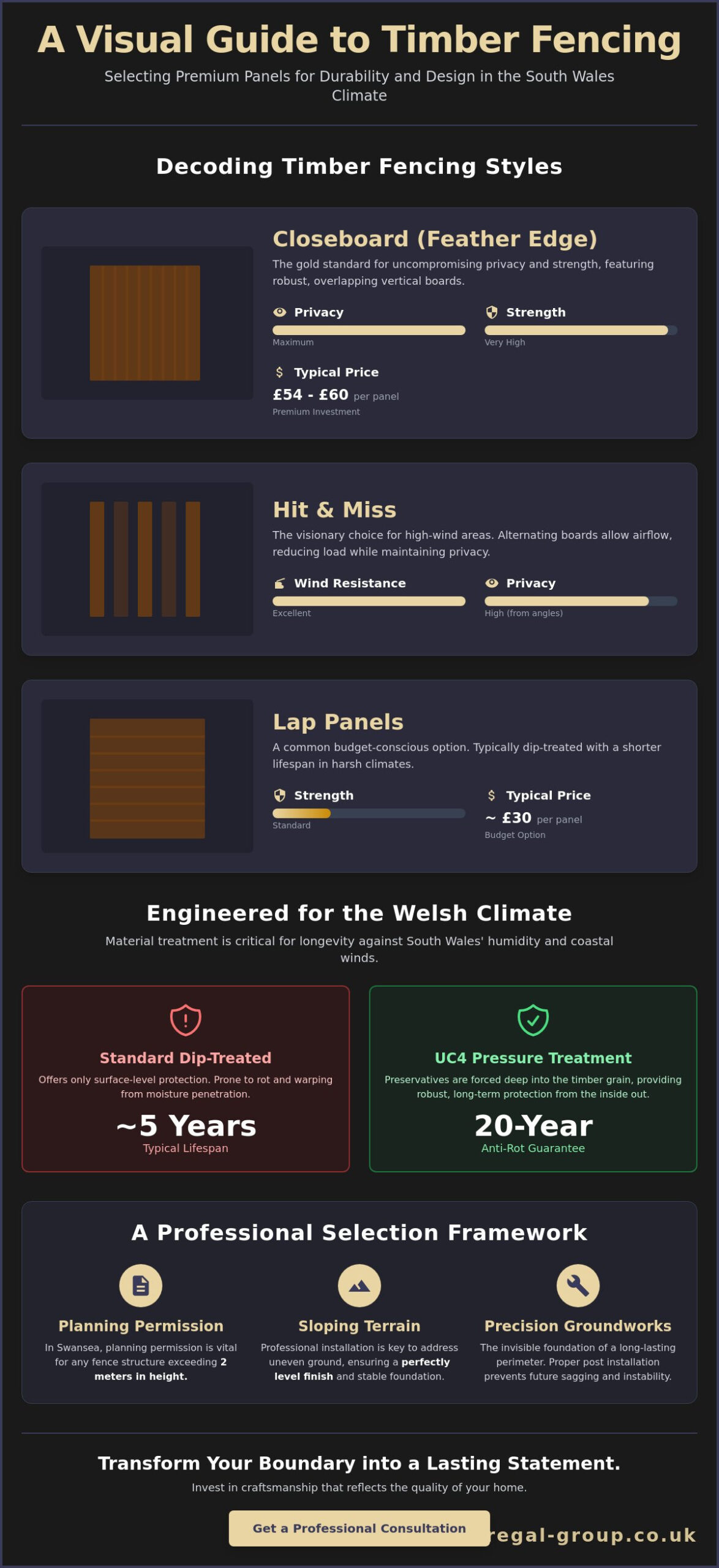 Timber Fencing Panels: A Reference Guide for Swansea Homeowners